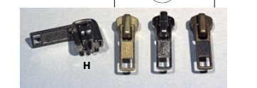 (image for) T8 Runner / Slider YKK